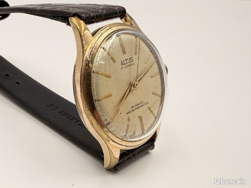Montre Mécanique Vintage APEX Suisse - Mouvement GSW 7071 - Années 1960 - Fonctionne