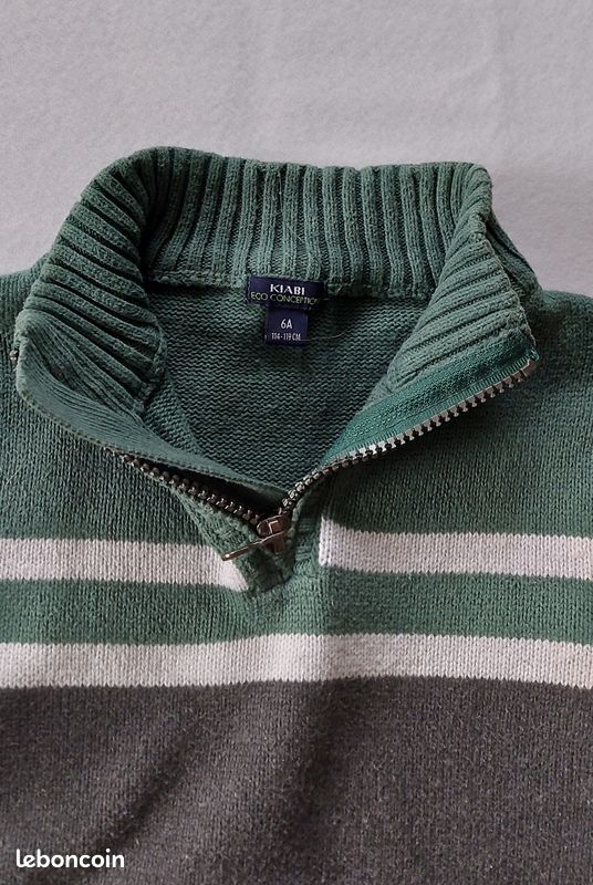 Pull garçon ans col camionneur Vêtements