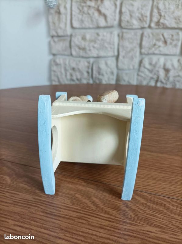 Mobilier Meuble Chaise Fauteuil à Bascule Pour Barbie Poupées Maison