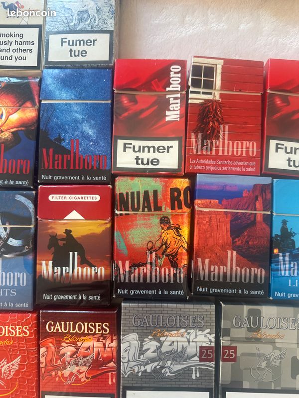 Paquets de cigarettes vides pour collectionneurs - Collection