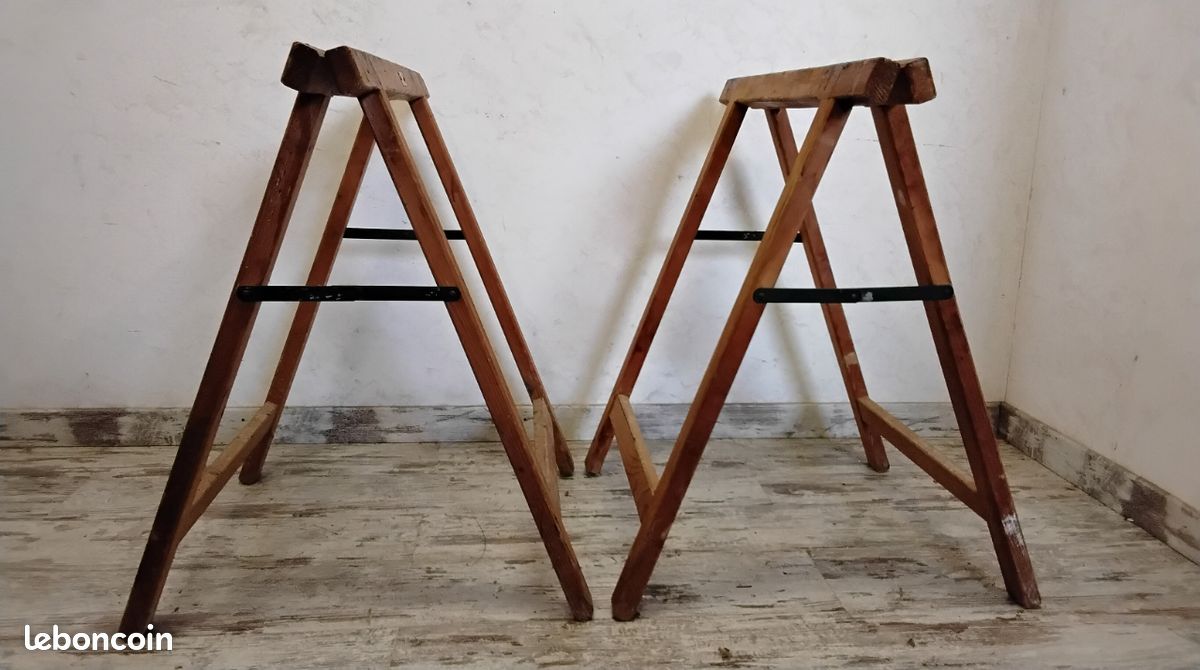 Grands Tréteaux en bois (image 6)