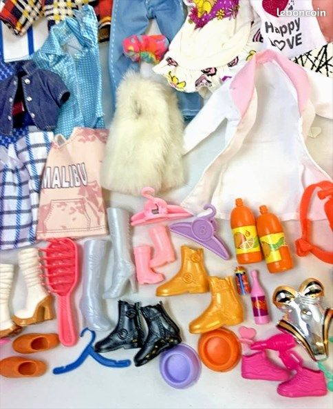 Barbie Clone Poupées Mannequins Lot Vêtements Accessoires Collection Vintage Années 80 90 (image 19)
