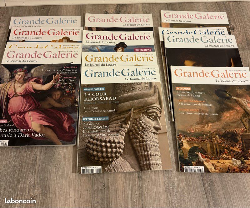 Lot de Revues Grande Galerie Le journal du Louvre (image 1)