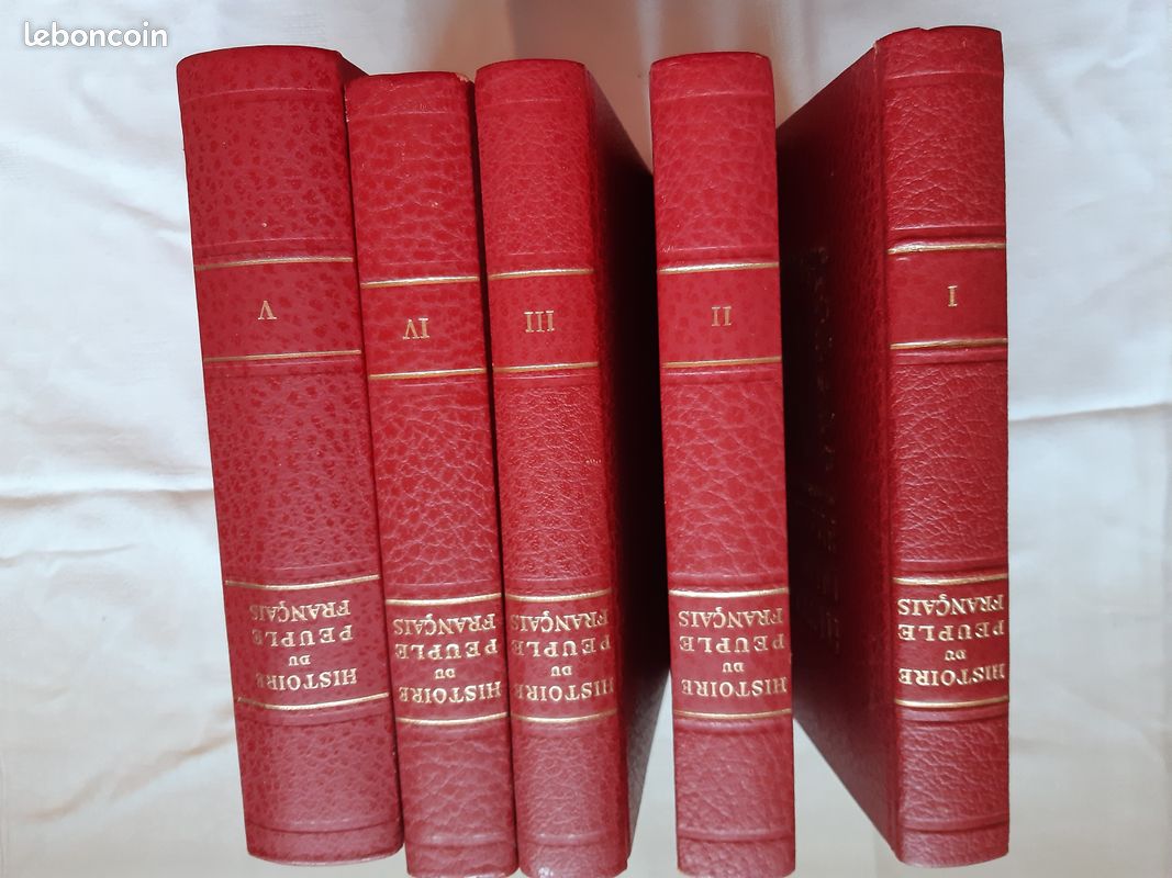 Histoire du peuple français six volume (image 1)