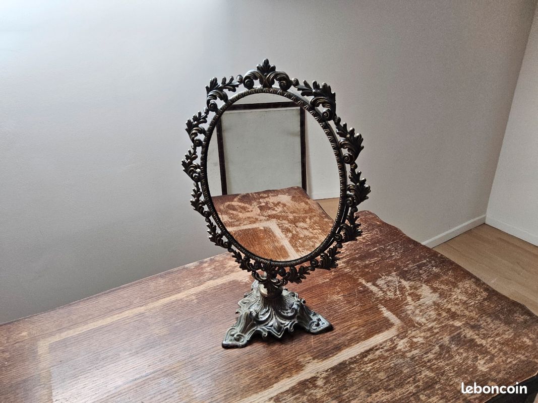 Très beau miroir bronze (image 1)