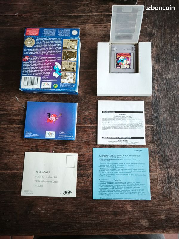 Le cauchemar des schtroumpfs nintendo gameboy (image 2)