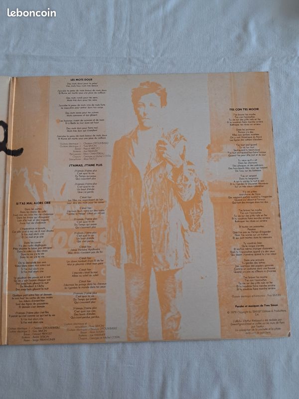 Vinyle 33 tours YVES SIMON (image 4)