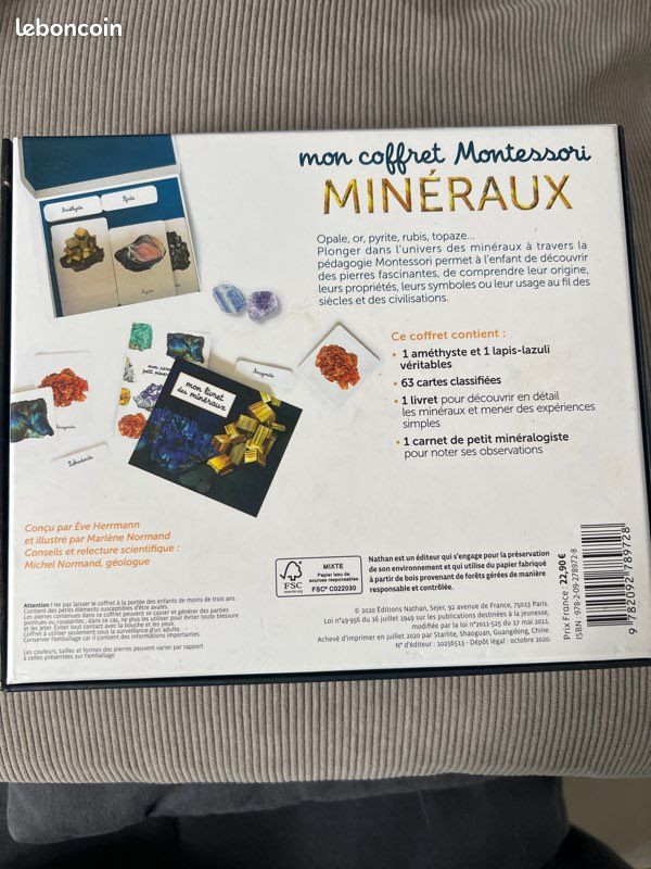 Coffret montessori minéraux (image 2)