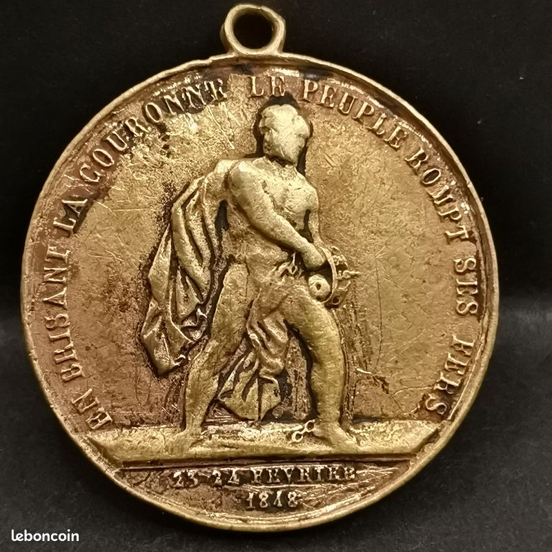 Médaille République démocratique et sociale, Banque du Peuple Proudhon, 1848