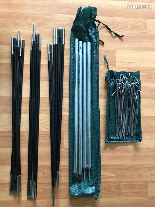 Arceaux De Tente Poteau de tente en alliage d'aluminium, 8.5mm x 3.6m, 4.05 Arceaux De Tente Poteau de tente en alliage d'aluminium, 8.5mm x 3.6m, 4.05