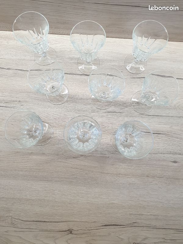 9 verres a vin blanc (image 2)