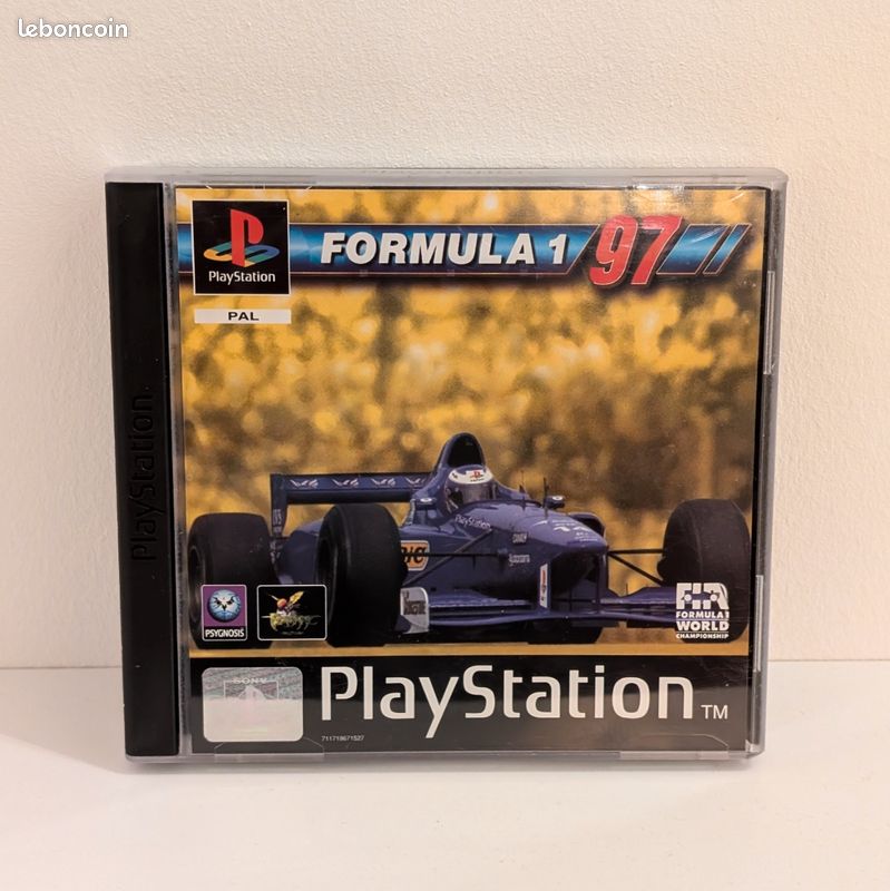 Jeu PlayStation 1 Formula 1 - Version Française - Avec Notice - Etat Correct, Disque Rayé Mais Fonctionnel