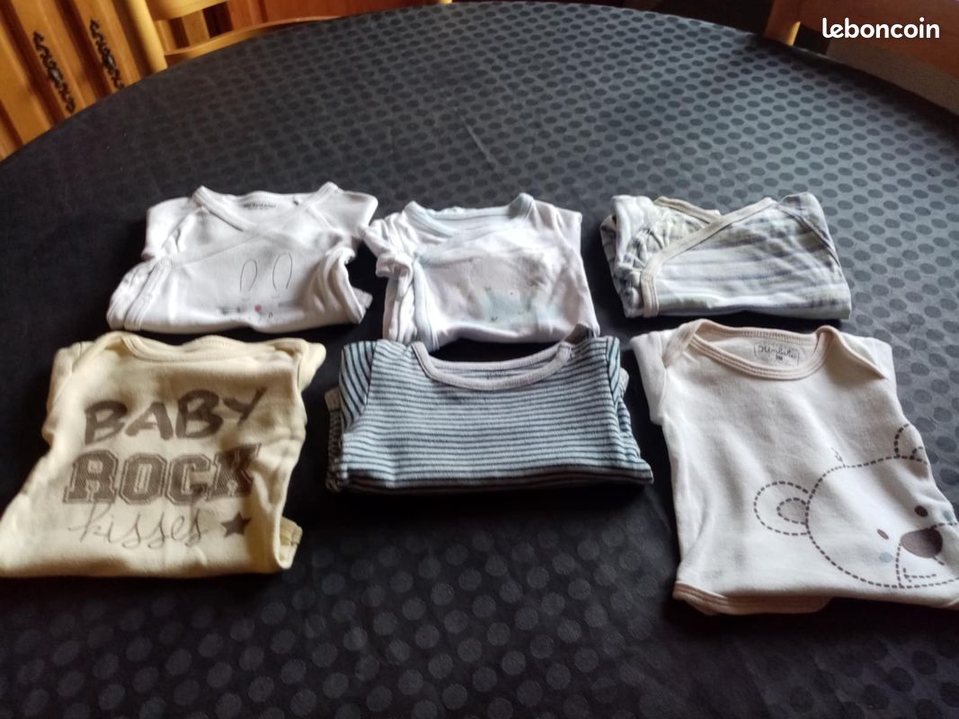 Lot de 6 bodies garçon 3 mois (image 4)