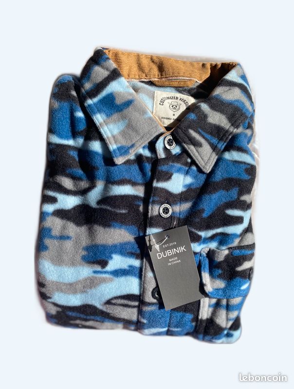 Chemise Homme Flanelle Homme Hiver Regular Polaire (image 1)