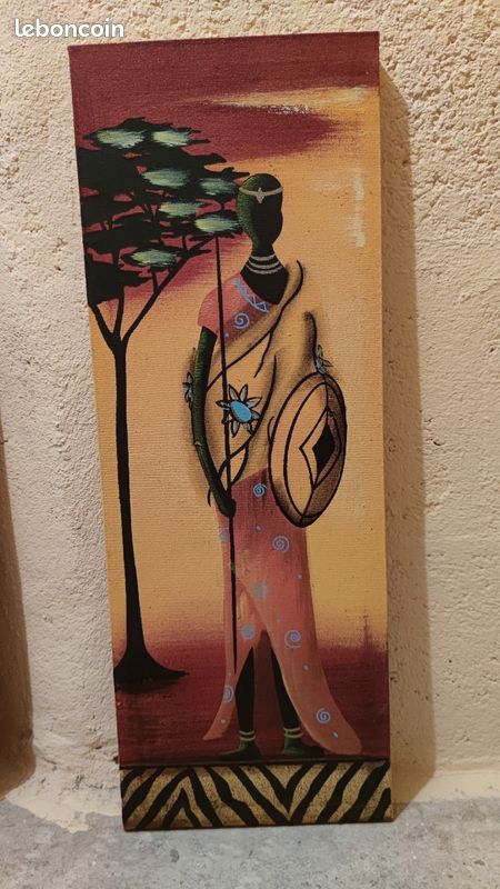 Toile tableau déco afrique (image 1)