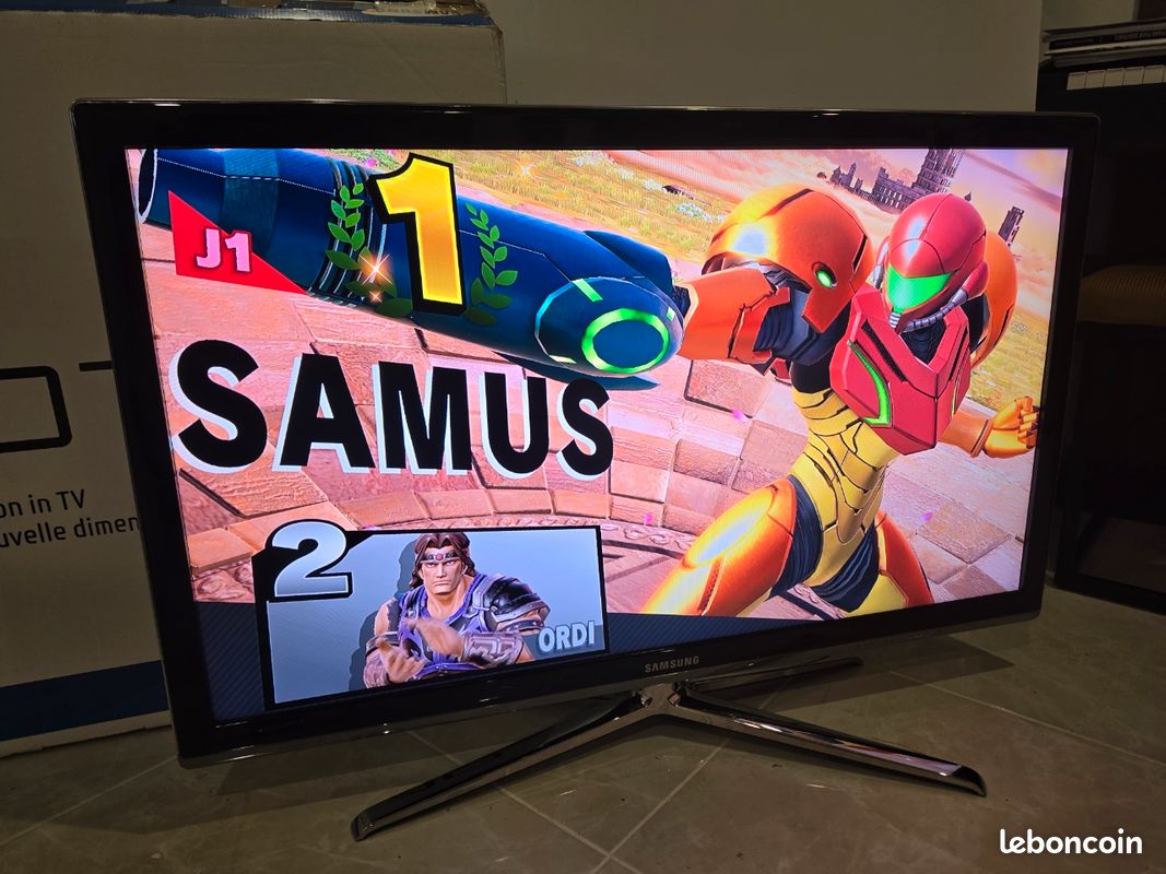 TV Samsung LED 40" (102 cm) Full HD – Design Acier Brossé / Très bon état (image 1)