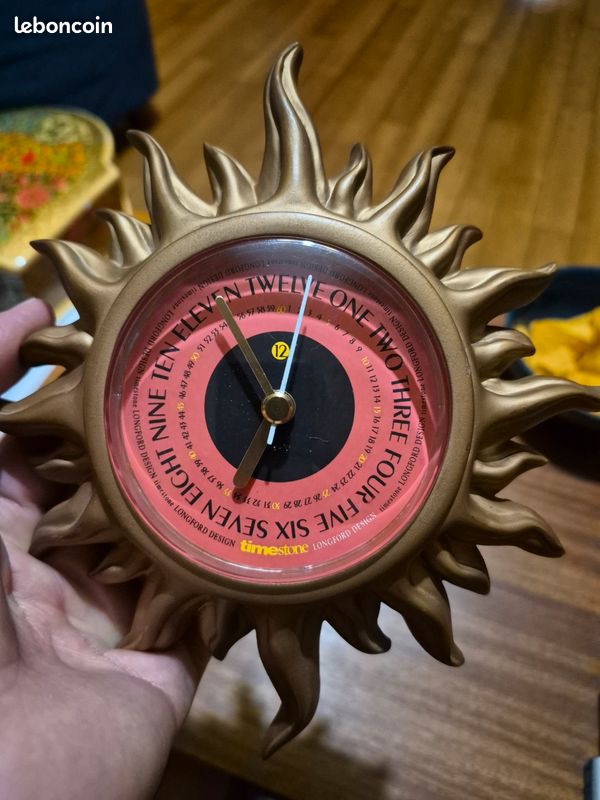 Horloge Vintage "Sunburst" - Timestone Longford Design - Années 90 (image 2)