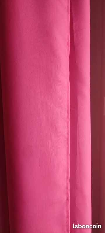Lot De 2 Rideaux-Voilages À Œillets Dimensions / l 135cm x h 175cm / 100% Polyester (image 3)