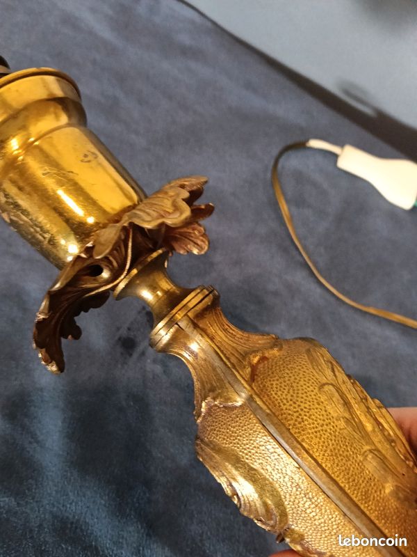 Pied de lampe en bronze (image 4)