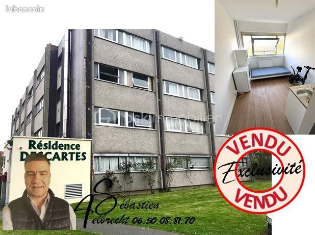 Appartement 2 pièces 21 m² · à Villeneuve-d'Ascq · 21 m² · 78 000 €