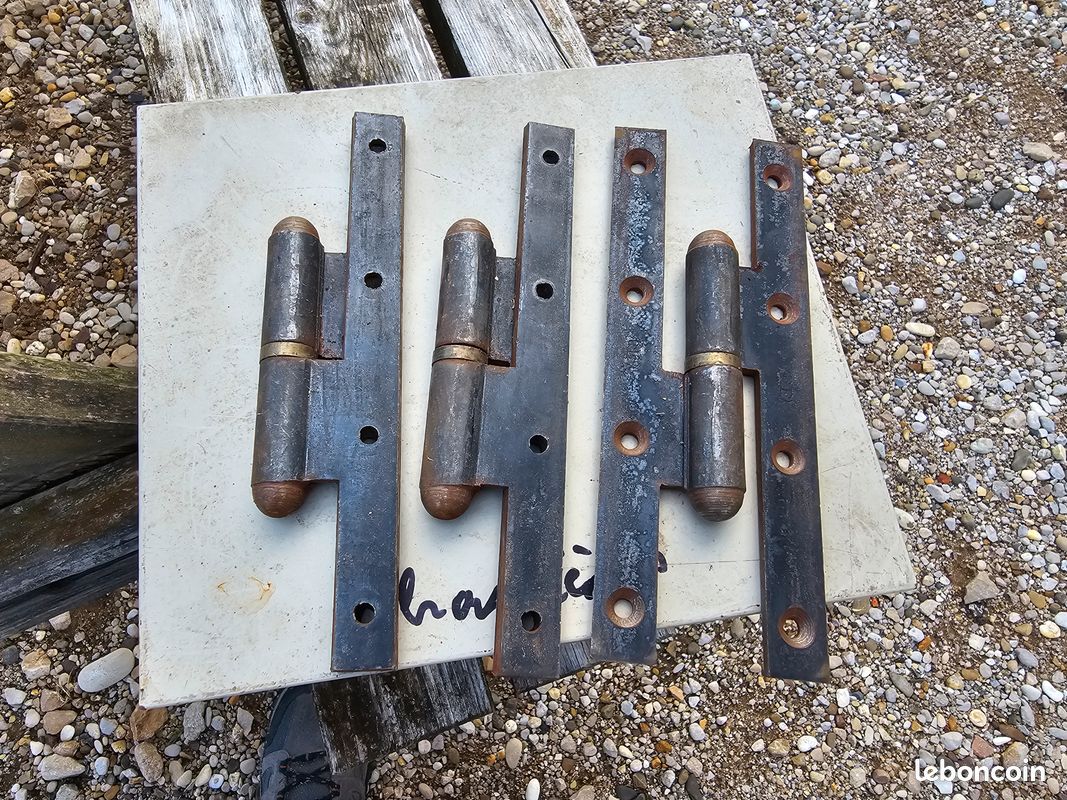 3 grosses charnières de porte (image 1)