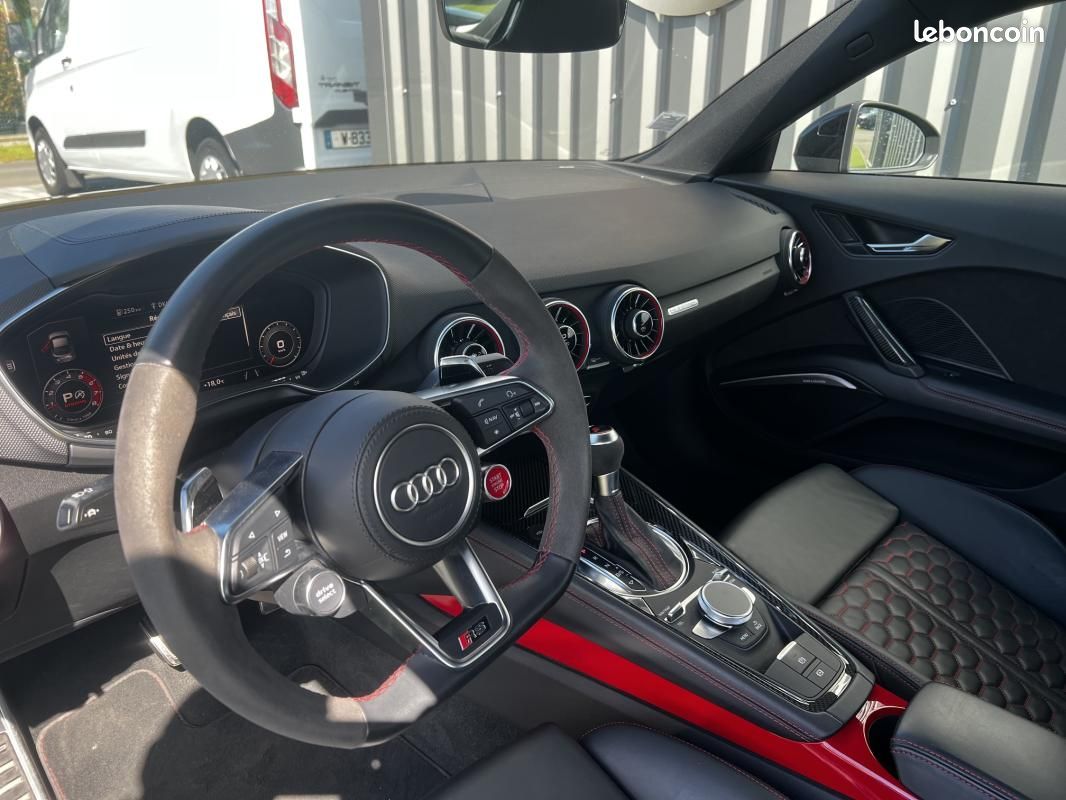 Audi TT RS IMMAT FR 33.000KMS 2.5 TFSI 400CH QUATTRO S-TRONIC CARBONE B&O (image 11)