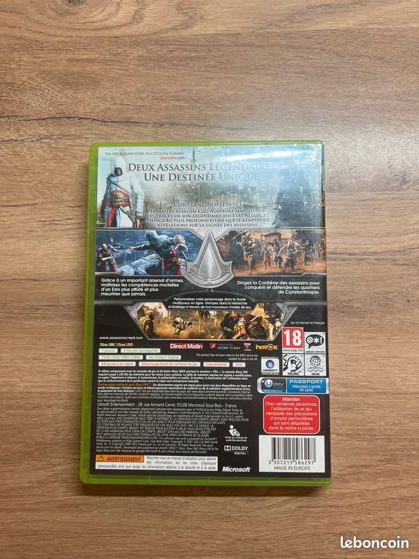 Assassin's Creed Revelation Xbox 360 - Jeux Vidéo | Rakuten