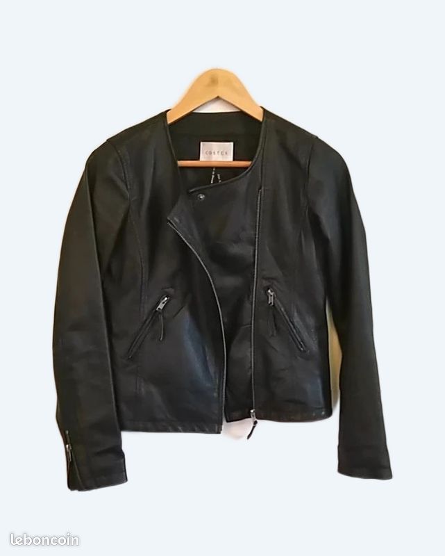 Vest femme en vrai cuir (image 1)
