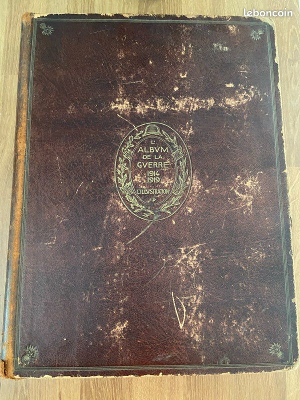 Lot de 2 grand livre, album de la guerre, 1000 914 919, tome un et deux (image 1)