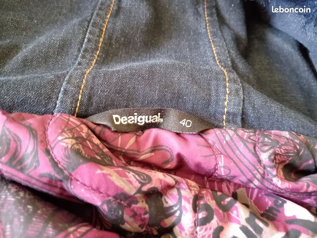 Magnifique manteau en jean Desigual (image 5)