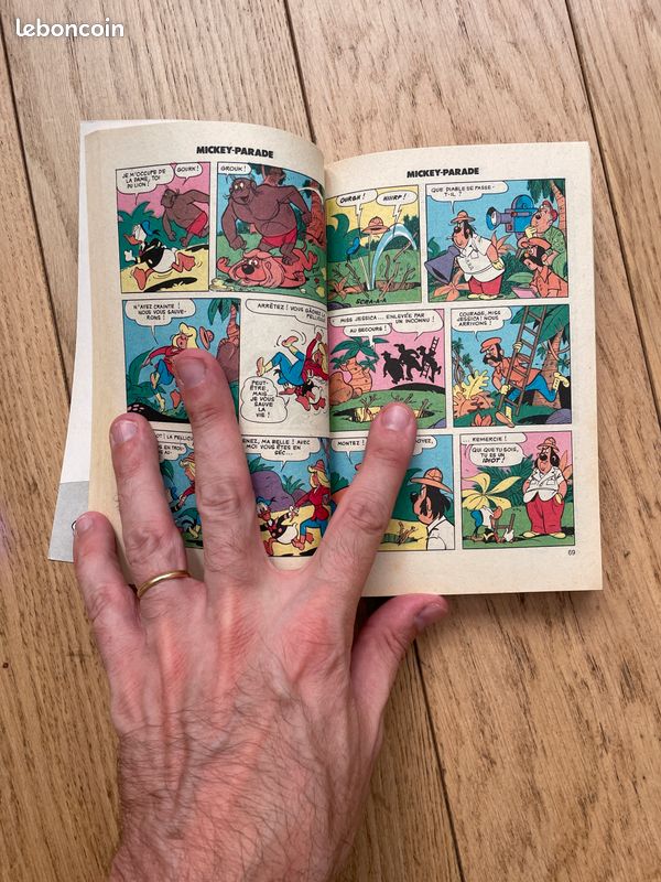 BD Mickey Parade 79 Le 4x4 Diabolique - juillet 1986 (avec cadeau) - Walt Disney Donald (image 8)