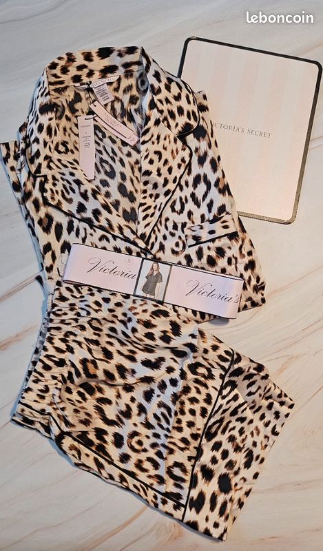 Pyjama Victoria Secret Satin Short M Vêtements