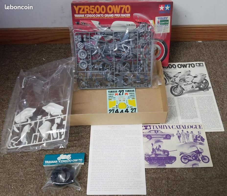 Maquette YAMAHA YZR 500 OW70 - TAMIYA 1438 (image 2)
