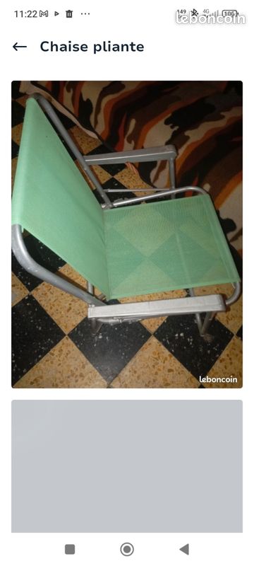 Chaise pliante (image 1)