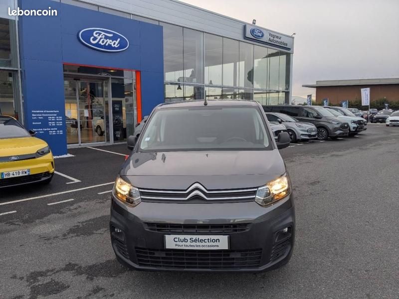 Citroen Berlingo Van M 650kg BlueHDi 100 S&S Club BVM5 - TVA Récupérable - 10558.32 HT (image 2)