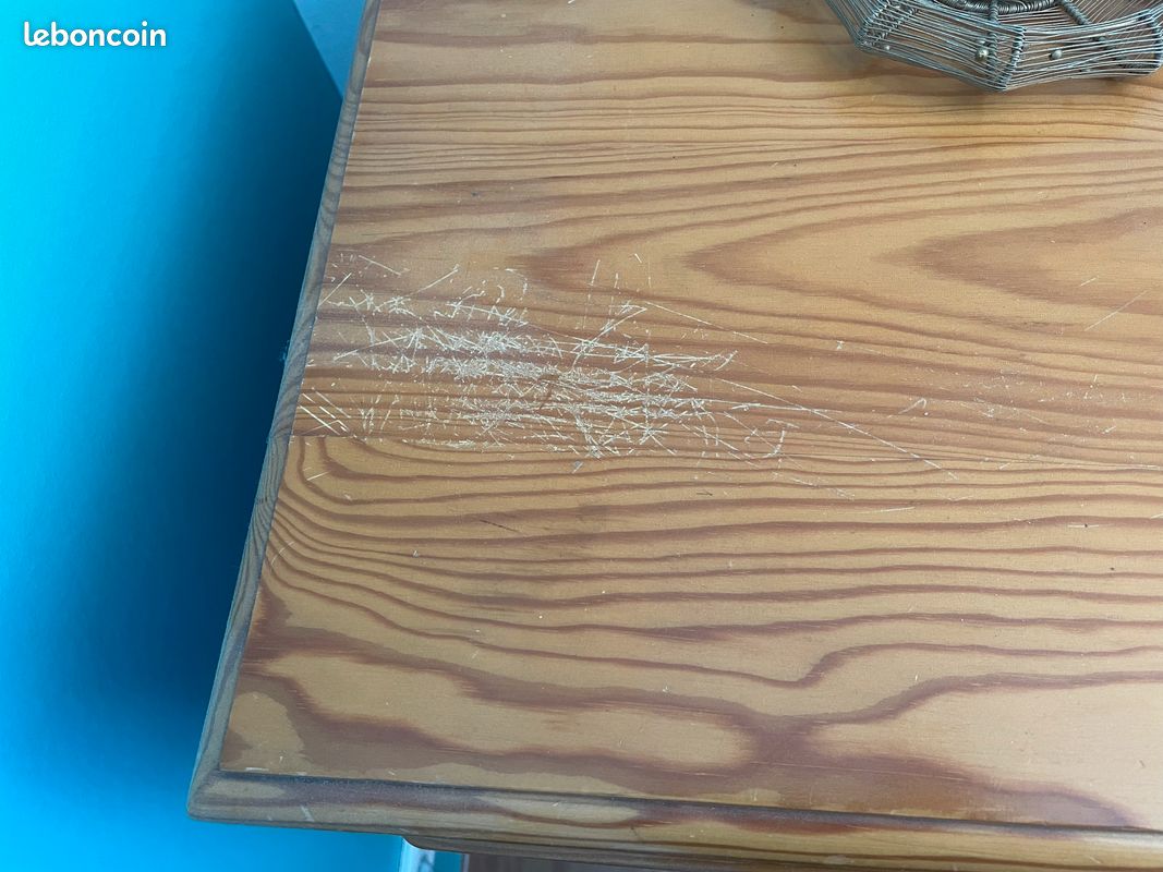 Lit + commode en pin (image 6)
