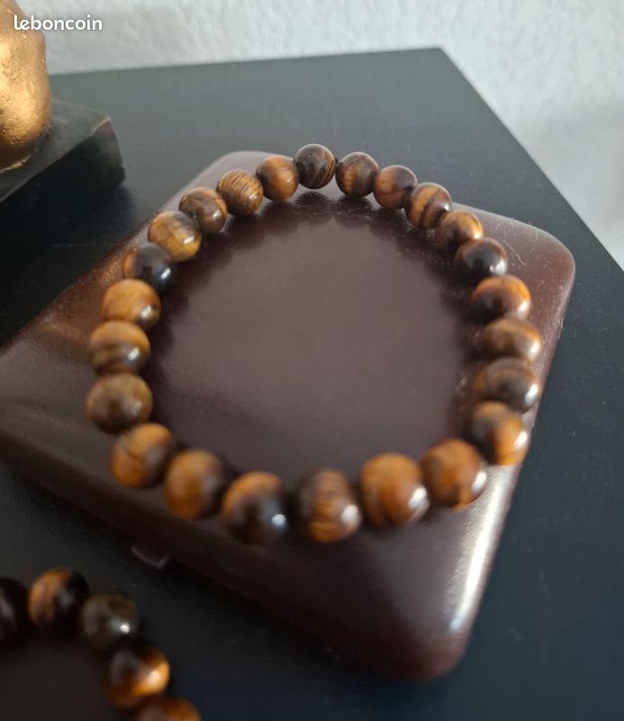 Bracelets en pierre " œil de tigre " 💎 (image 3)