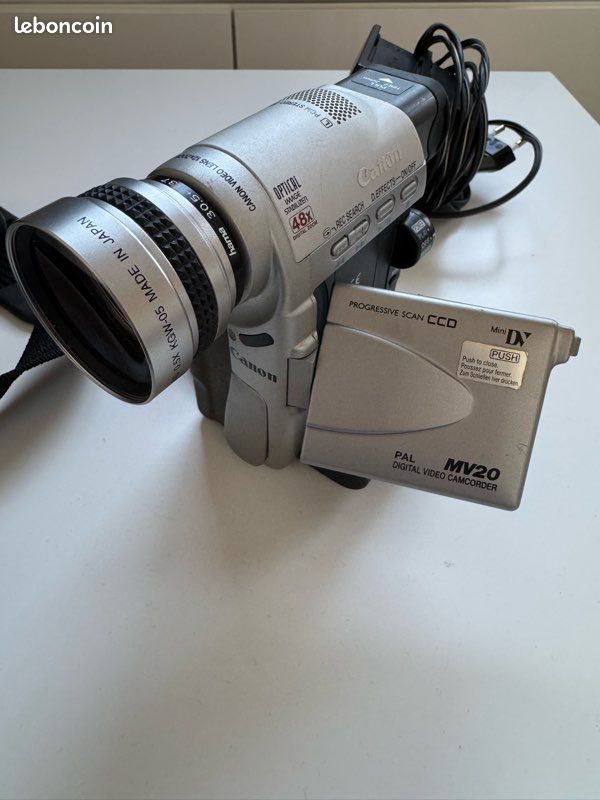 Caméscope Canon MV20 Photo, audio vidéo