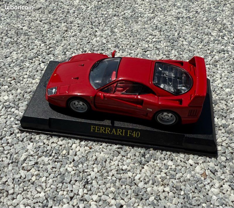 Miniature Ferrari F40 Le Mans - Résine 1/43 - Heco Miniatures - Occasion