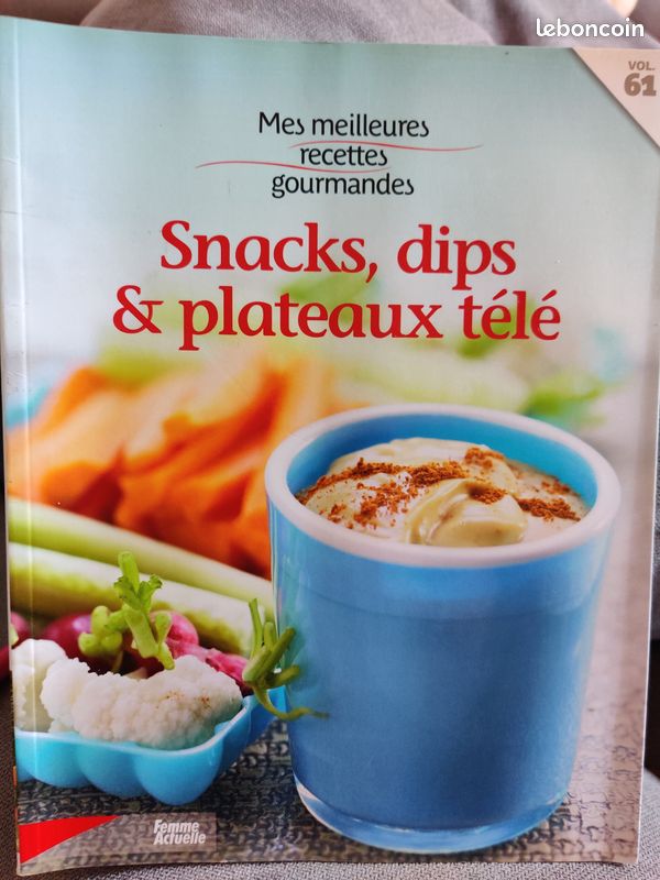 Meilleures recettes gourmandes n° 61 snacks Dips et plateaux télé (image 1)