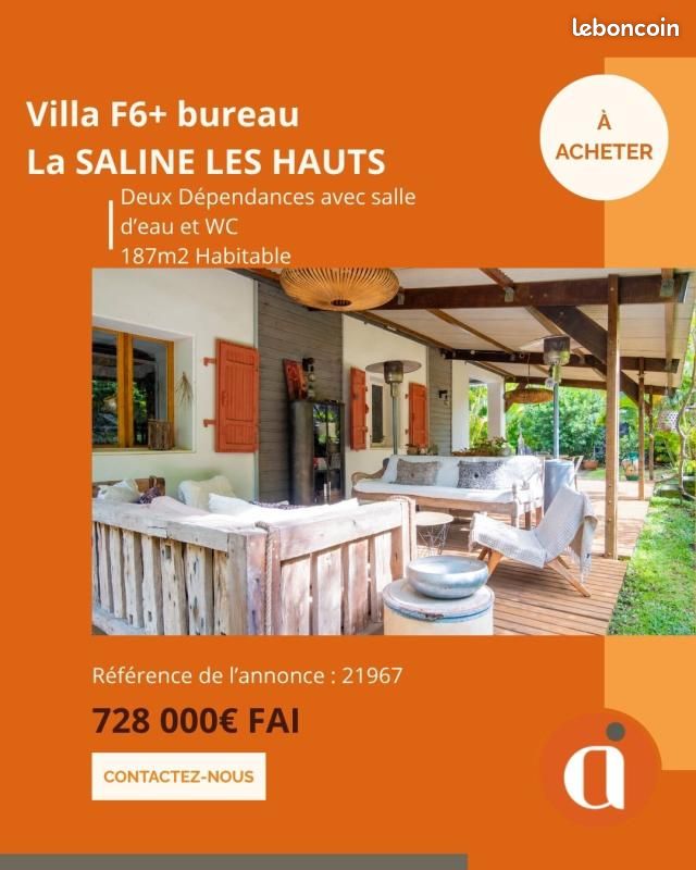 Maison 6 pièces 187 m² · à Saint-Paul · 187 m² · 728 000 €