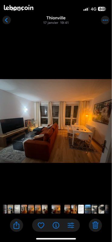 Appartement 2 pièces 45 m² · à Thionville · 45 m² · 990 €