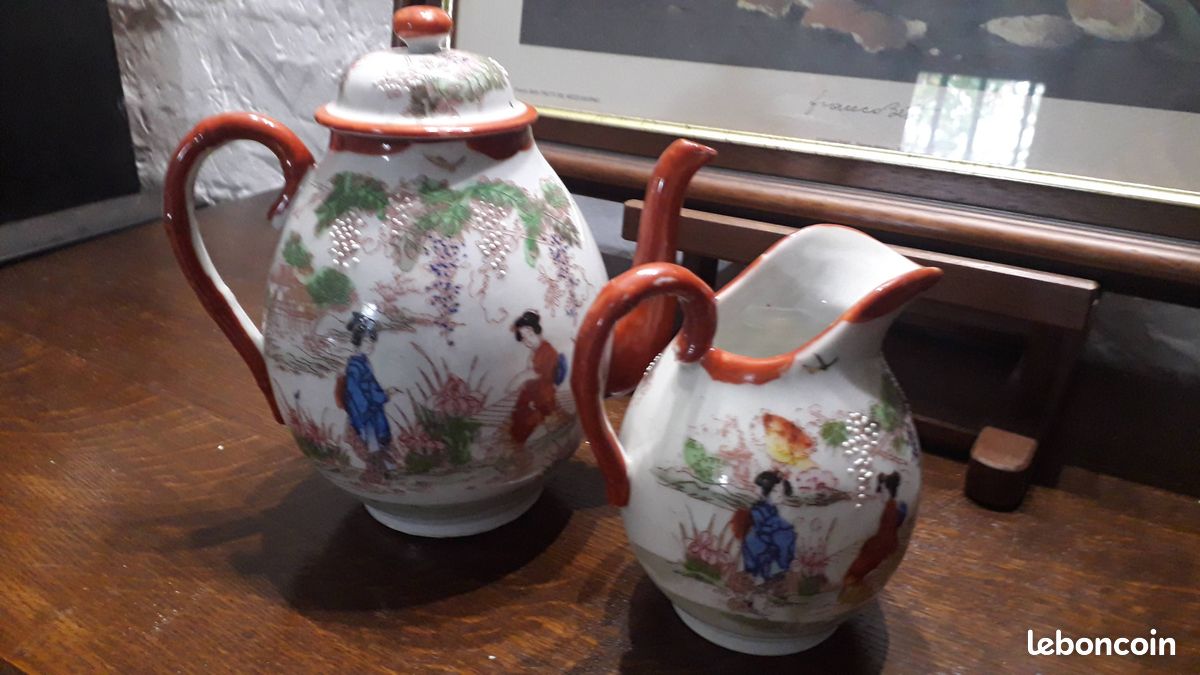 Theiere et pichet asiatiques (image 1)