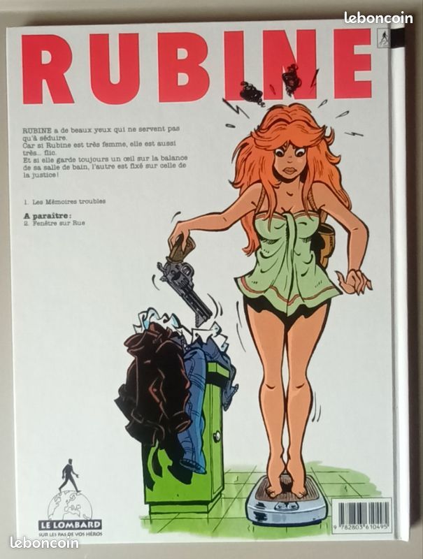 BD RUBINE - N° 1 - Les mémoires troubles - EO (image 2)
