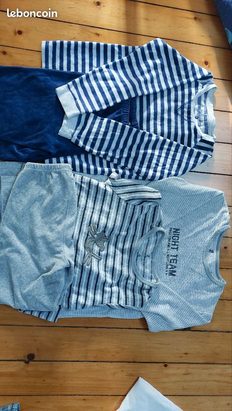 Lot 2 pyjamas 8 ans garçon collection hiver (image 2)
