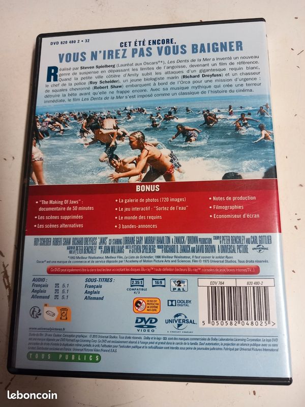 Dvd. Les dents de la mer (image 2)