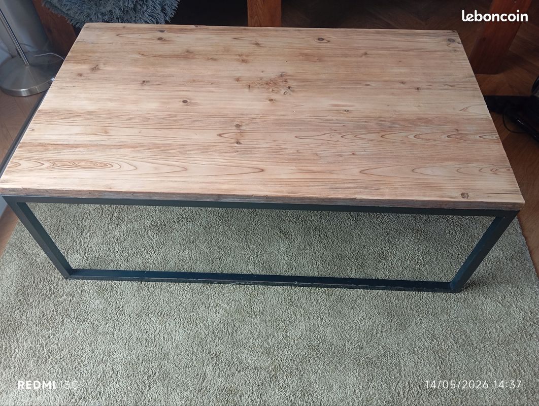 Table basse bois (image 1)