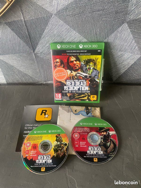 Jeu Xbox One Red dead Redemption game year edition xbox 360 - Jeux vidéo