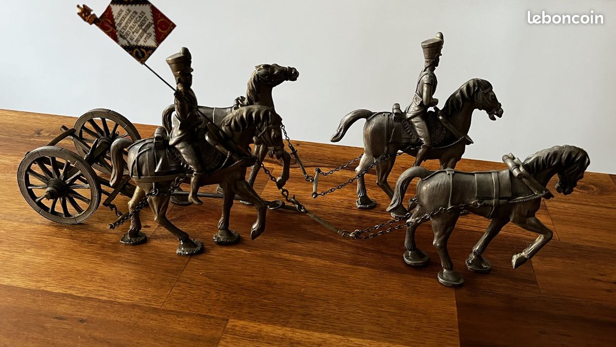 Figurine Les Etains Du Prince - L'Empereur à Cheval - Étain Français - Baches