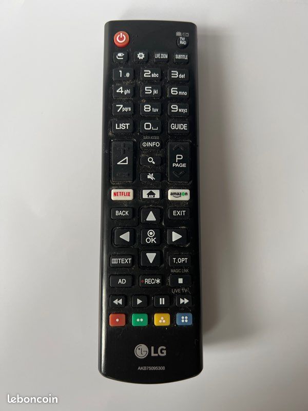 Télécommande LG AKB74475433 Pour Téléviseurs - Neuf Ouverte, Jamais Utilisée (sans Piles)
